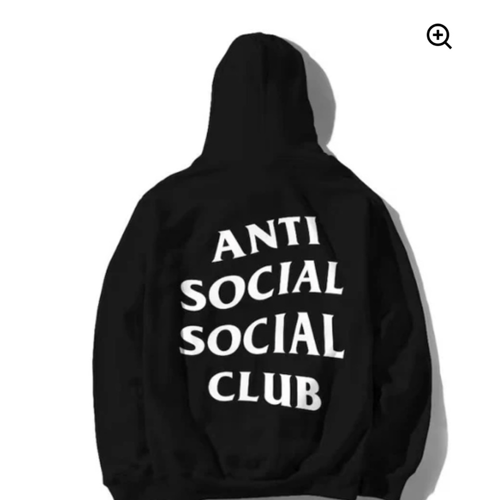Anti Social Social Club Classic Black Hoodie